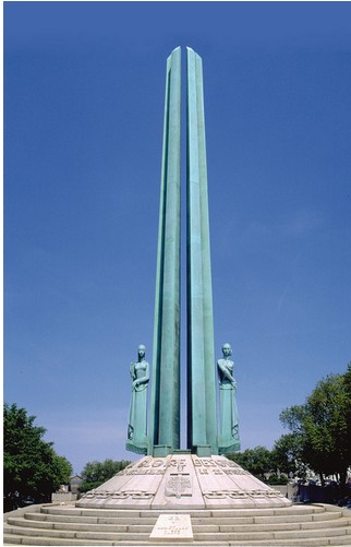monument aux 50 otages à Nantes