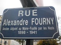 Plaque Alexandre Fourny