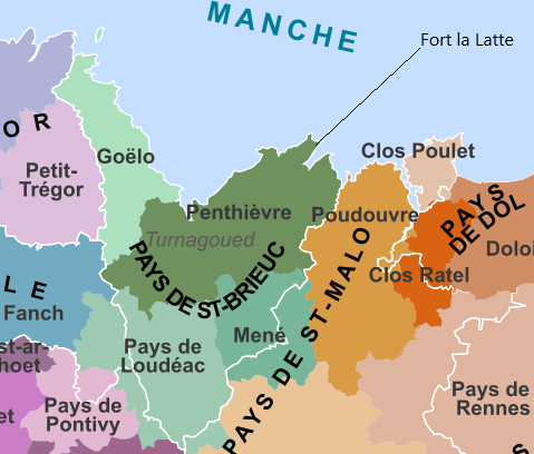 Carte du Penthièvre